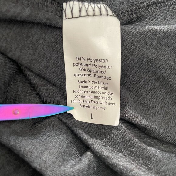 Beyond Yoga Women's Dress Large Charcoal Gray Featherweight At The Ready Square - Picture 6 of 8